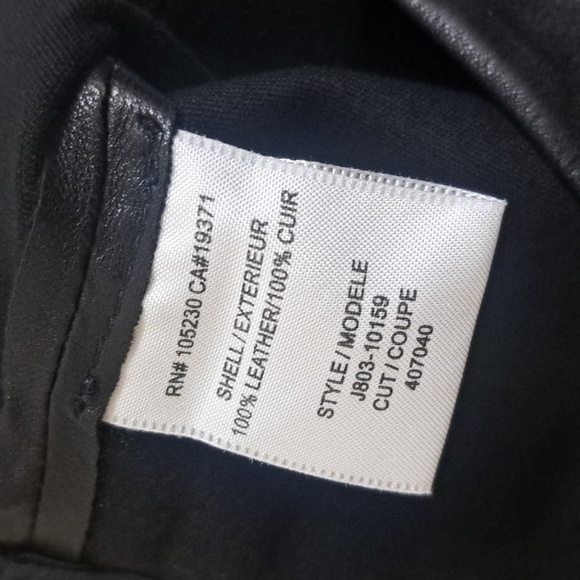 NWT JOIE (LARGE) 100% Leather Brown Pants, $300.00 - Picture 3 of 5